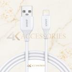كابل أنكر PowerLine III من USB-A إلى Lightning بطول 1 متر – أبيض