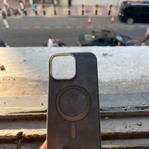Premium Suede Magnetic Case with Metal Camera Frame for iPhone
