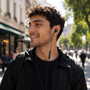 سماعة سلكية AKG Style بمدخل 3.5 مم وميكروفون
